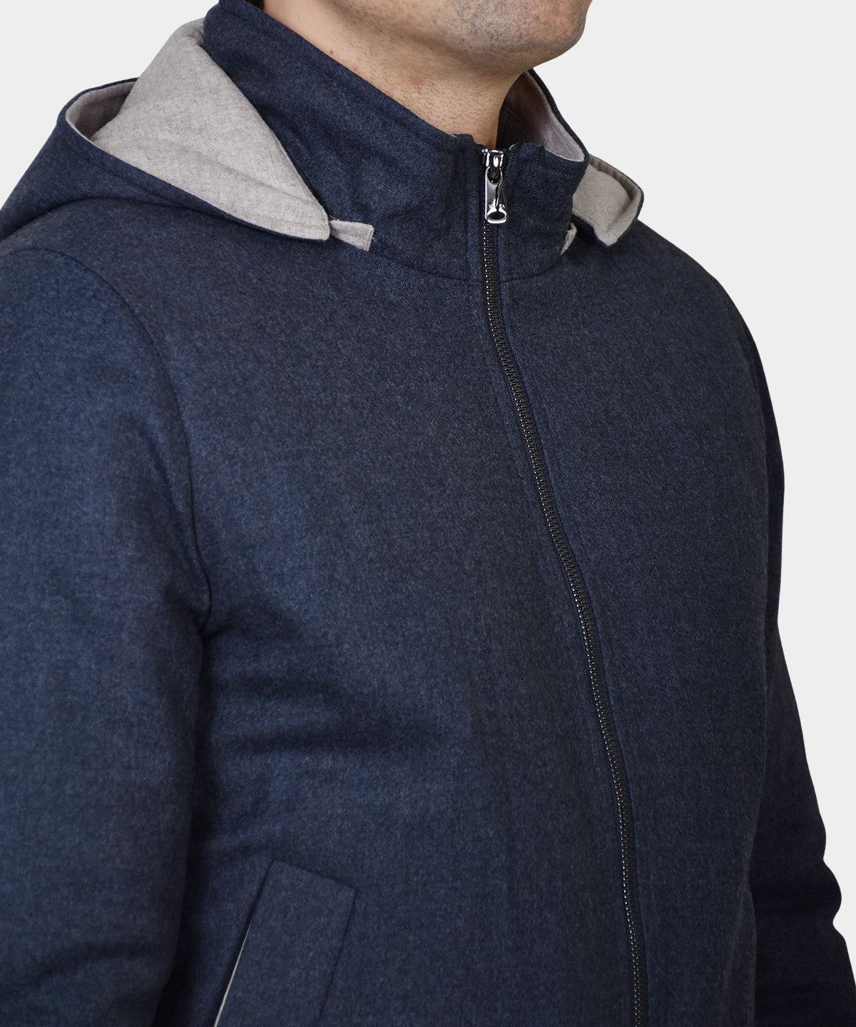 Short Jacket Donegal - Dark Grey - Hugo Sthlm