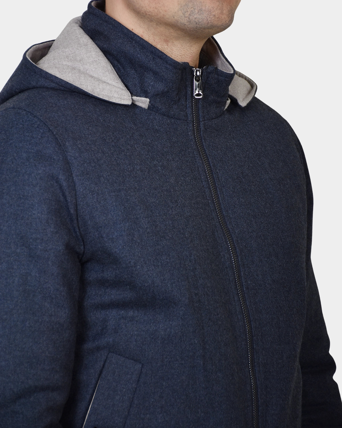 Short Jacket Donegal - Dark Grey - Hugo Sthlm