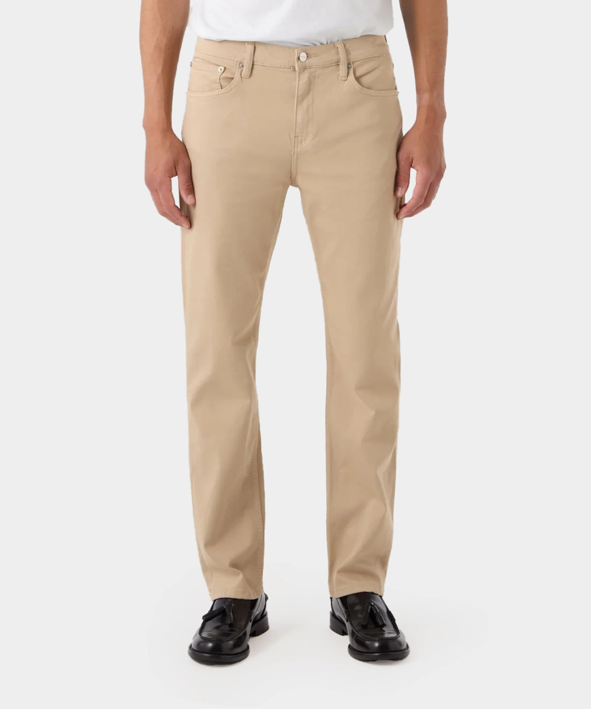 SLIM STRAIGHT TWILL STRETCH - Beige - Hugo Sthlm