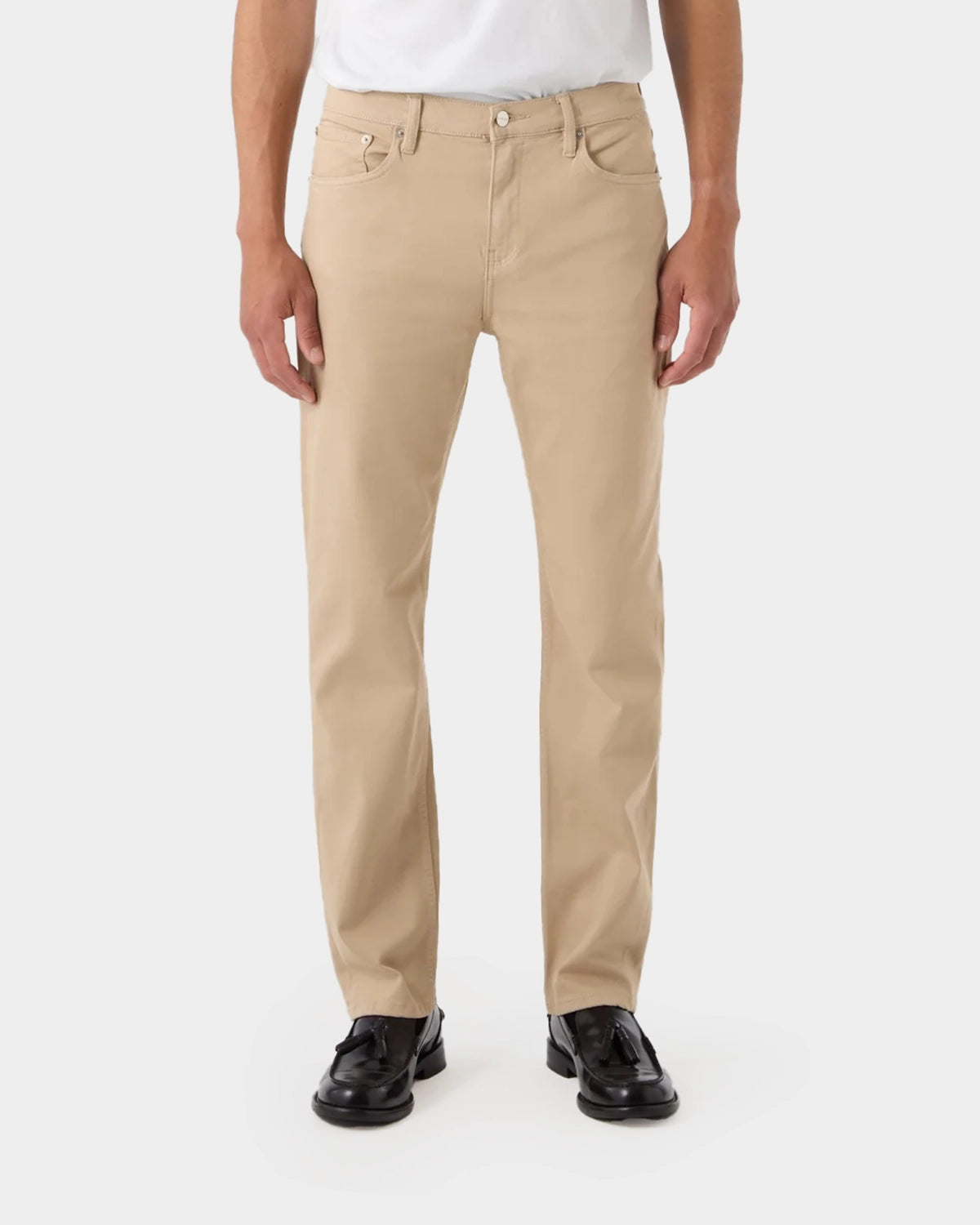 SLIM STRAIGHT TWILL STRETCH - Beige - Hugo Sthlm