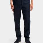 Soren Drape Linen Pants - JL Navy - Hugo Sthlm