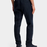 Soren Drape Linen Pants - JL Navy - Hugo Sthlm