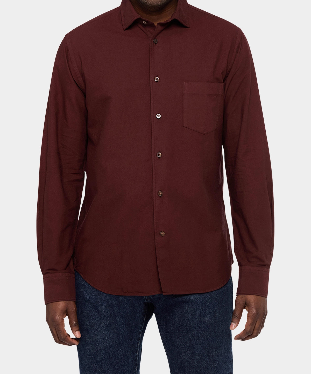 Standard Shirt Oxford Garment Dyed - Rosso - Hugo Sthlm