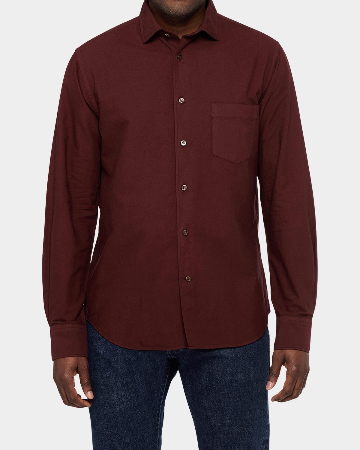 Standard Shirt Oxford Garment Dyed - Rosso - Hugo Sthlm