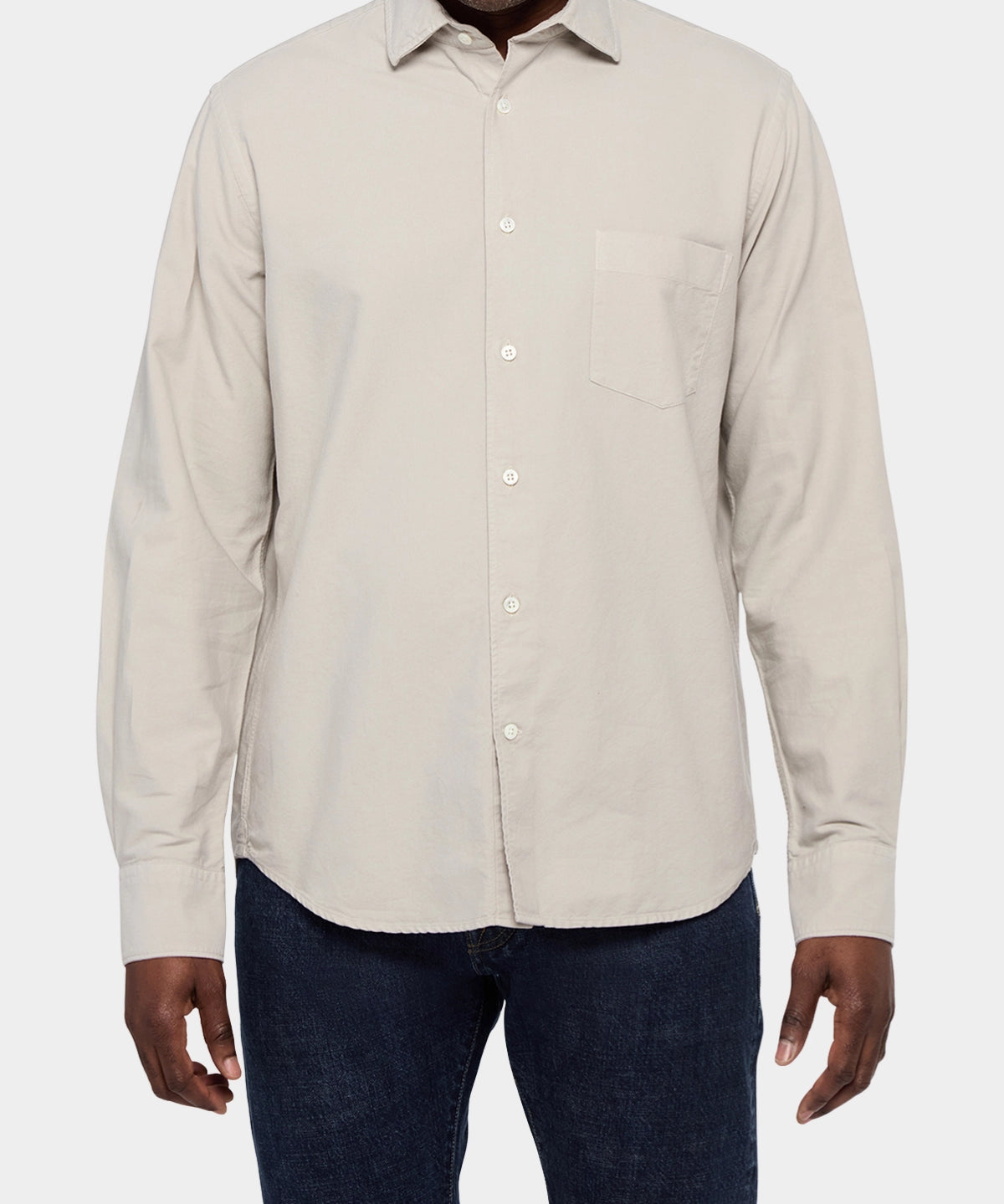 Standard Shirt Oxford Garment Dyed - Taupe - Hugo Sthlm