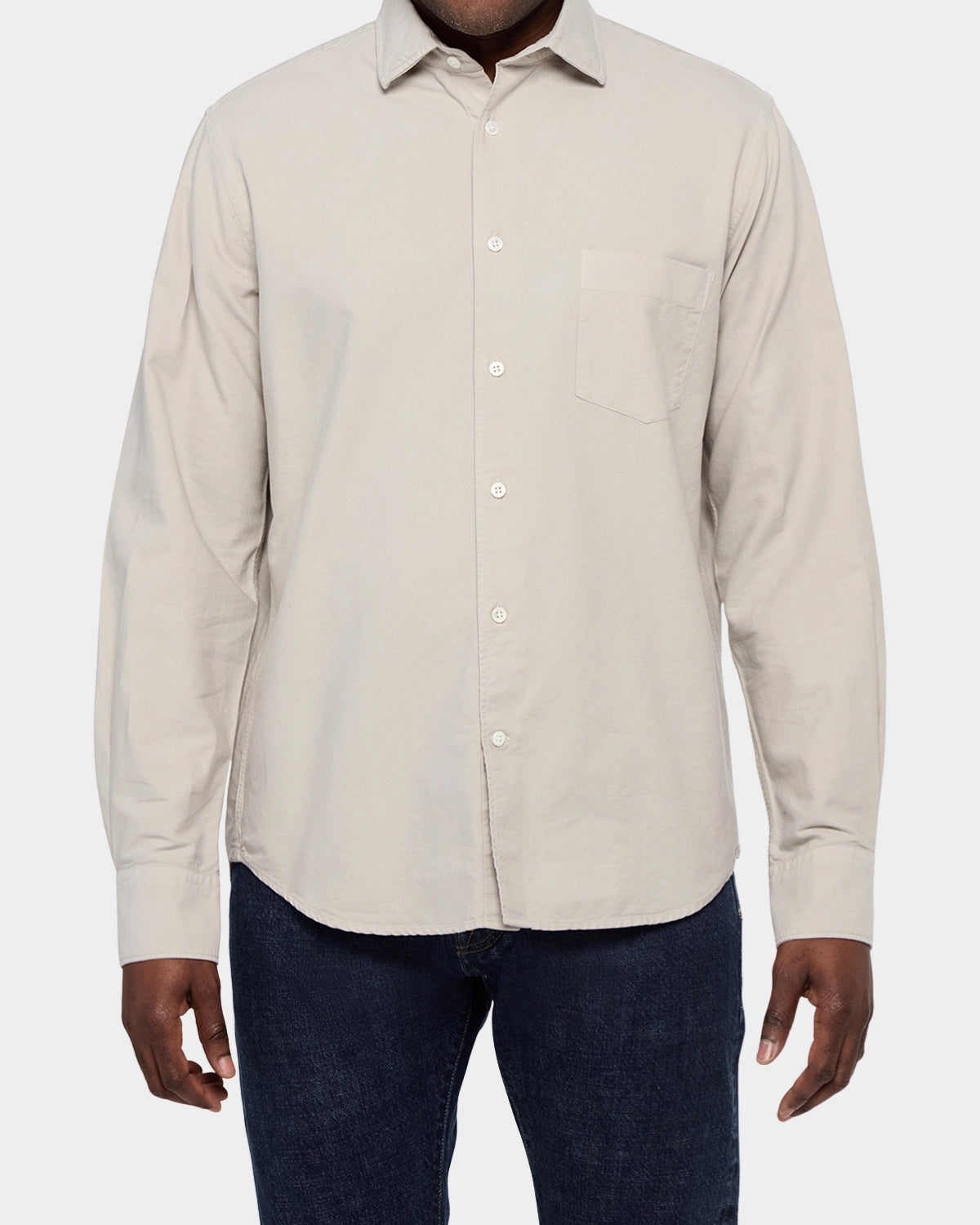 Standard Shirt Oxford Garment Dyed - Taupe - Hugo Sthlm