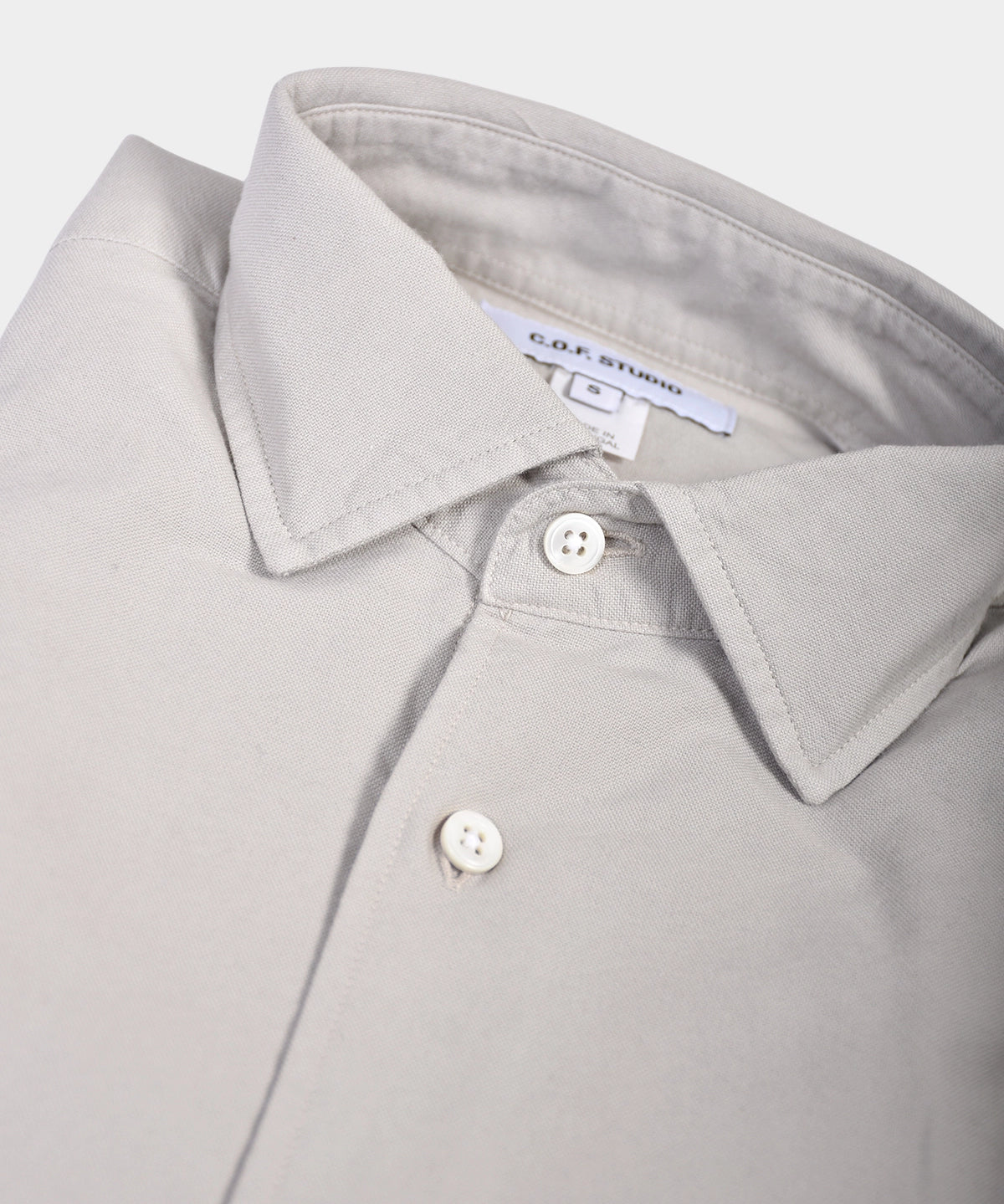 Standard Shirt Oxford Garment Dyed - Taupe - Hugo Sthlm