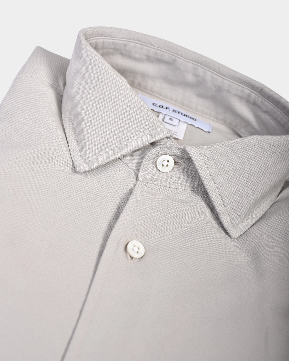 Standard Shirt Oxford Garment Dyed - Taupe - Hugo Sthlm