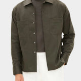 Straight Fit Bowling Collor Shirt - Netle Green - Hugo Sthlm