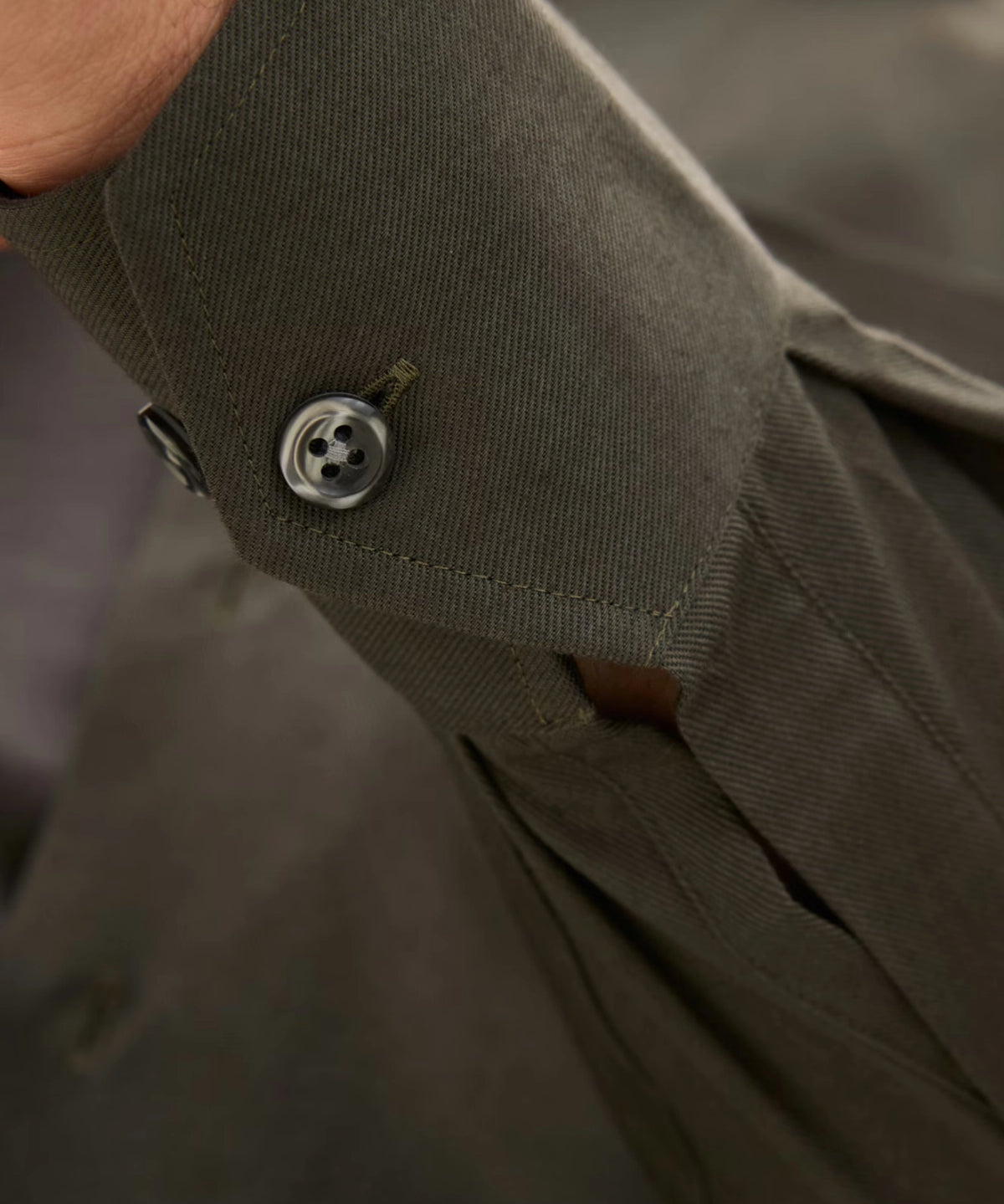 Straight Fit Bowling Collor Shirt - Netle Green - Hugo Sthlm