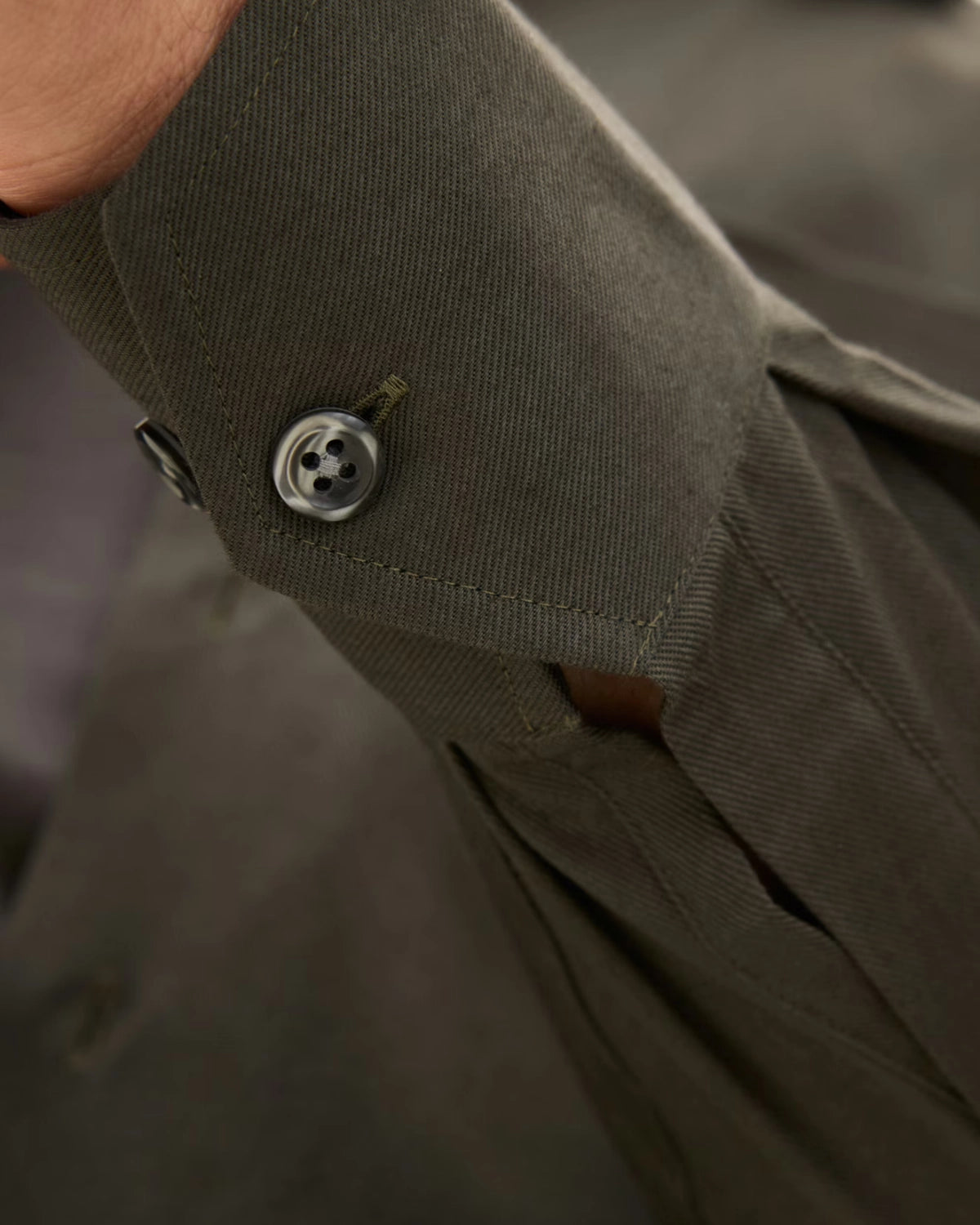 Straight Fit Bowling Collor Shirt - Netle Green - Hugo Sthlm