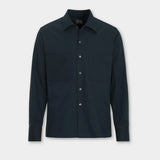 Straight Fit Bowling Collor Shirt - Navy Sea - Hugo Sthlm