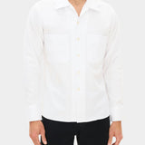 Straight Fit Bowling Collor Shirt - Snow White - Hugo Sthlm