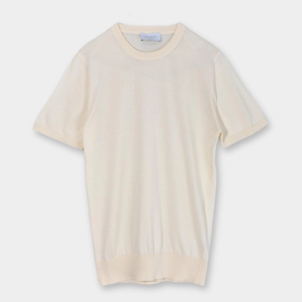 T-shirt Short Sleeve 100% Cotton - Off White - Hugo Sthlm