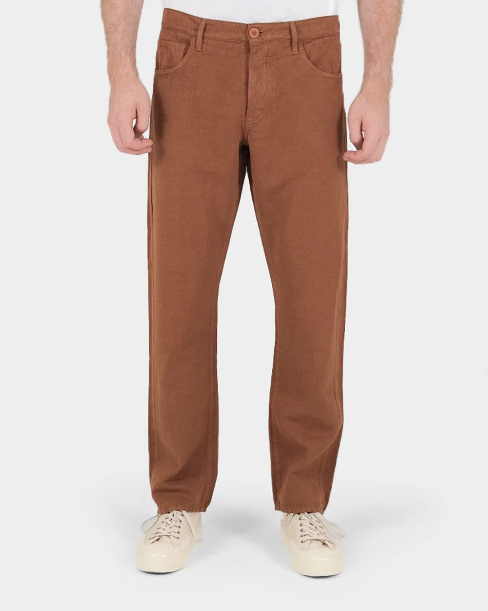 Loose 5 Pocket Light C - Brown - Hugo Sthlm