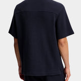 Therone Waffel Shirt - JL Navy