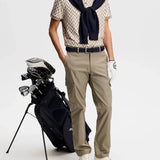 Tour Tech Print Polo - Bridge Stack Brindle M - Hugo Sthlm