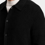 Willem Polo Cardigan - Black