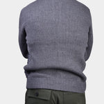 Zip Sweater Wool/Nylon - Grey - Hugo Sthlm