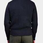 Zip Sweater Wool/Nylon - Navy - Hugo Sthlm