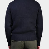 Zip Sweater Wool/Nylon - Navy - Hugo Sthlm