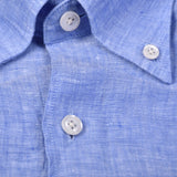 Button Down Linen - Blue
