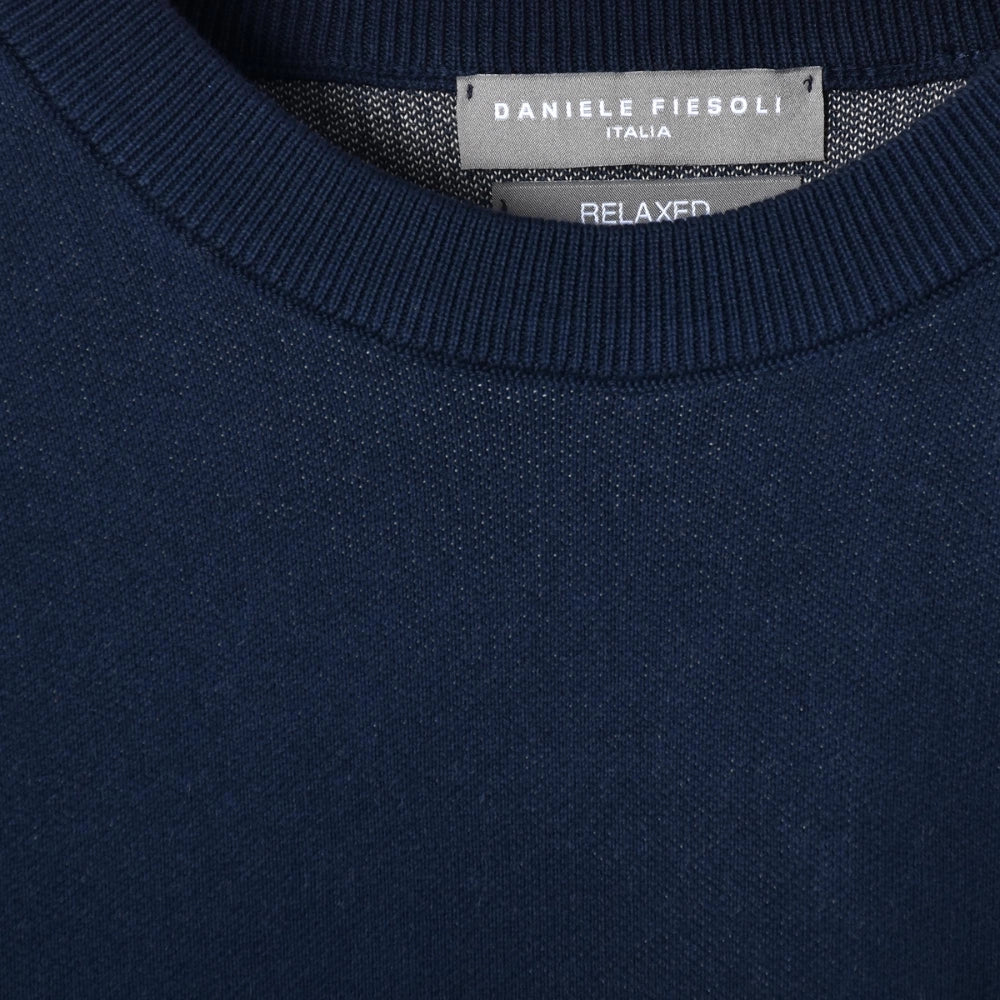Crewneck Relaxed Fit Cotton - Blue - Hugo Sthlm