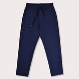 Jogging trousers coolmax seersucker - Navy blue