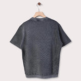 Knitted Tee - Grey