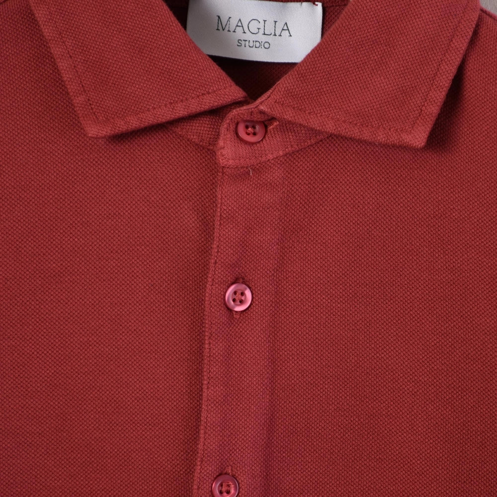 Polo Button Shirt - Röd - Hugo Sthlm
